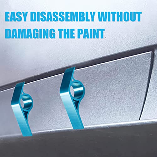 2Pcs Hitch Cover Removal Tool Fit for Tesla Model Y 4 Inch Aluminum Alloy Pry Bar Set Non-Marring Car Trim Removal Prybar Set for Garage Car Repair Shop