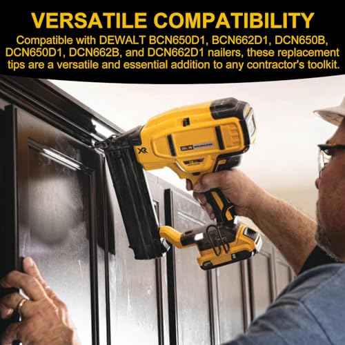 N490008 nailer no mar tip replacement for DEWALT BCN650D1 BCN662D1 DCN650B DCN650D1 DCN662B DCN662D1 (4 Pack)