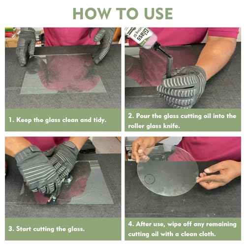 INNOVAYOU 100ml Glass Cutting Oil, Specially Formulated for Use with Any Vitreous Cutter Tool, Glass Cutter Oil Used for Cutting Stained Vitreous, Tiles and Mirrors