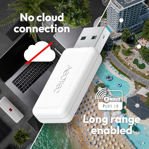 AEOTEC Z-Stick 10 Pro Zigbee 3.0 & Z-Wave Long Range USB Adapter - Home Automation