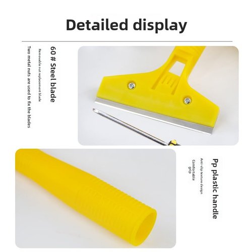 4" Wide Extendable Razor Blade Scraper Tool with 10 Extra Scraper Blades Paint Cleaning Tool, Floor, Razor, Glass Window