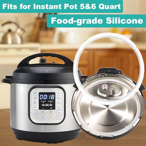 Siireemuu 6QT Instant Pot Sealing Ring 2-Pack | Food-Grade Silicone Gasket, BPA-Free
