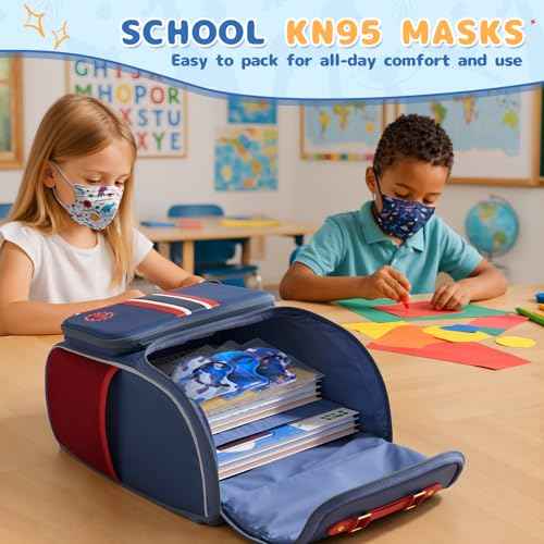 FENFEN Kids KN95 Face Mask Disposable - Kid KN 95 Masks Children Small Size Breathable Boys Kids KN95 Mask Mascaras KN95 Para Ni?os 50 Pack