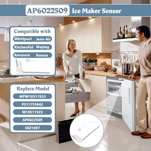 W10511923 Ice Maker Bin Temperature Sensor Replacement for Whirlpool