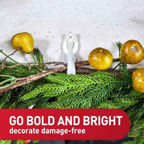 Command Cord Bundlers, Damage-Free Hanging Cord Organizer, No Tools Required for Hanging Electrical Cables, 6 Gray Bundlers and 12 Command Strips