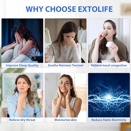 Extolife 6 Pack WF2 Humidifier Filters for Vicks – White