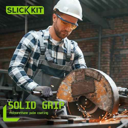 Work Gloves PU Coated, for Men and Women, Ideal for General Duty Work, 12 Pairs, Grey