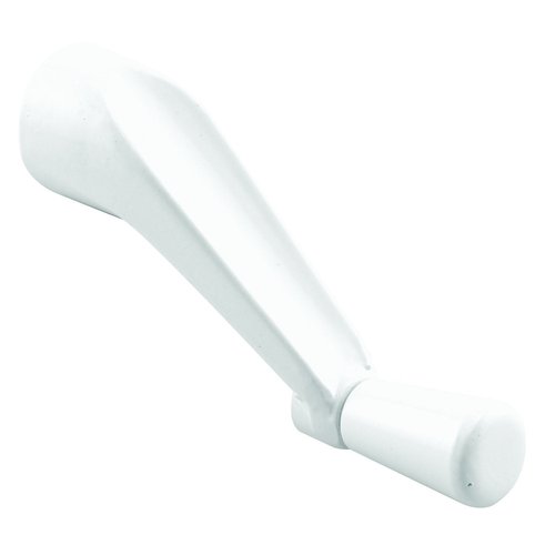 Prime-Line H 4106 Spline Socket Crank Handle, White, Smooth 360-Degree Operation (Single Pack)
