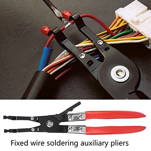 Watris Veiyi Soldering Plier, Metal Wire Welding Clamp, Pick Up Aid Plier, Soldering Wire Holder Clamp Tool, Automobile Fixing Tool