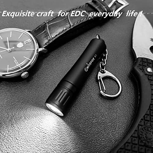 K1 Mini AAA Keychain Flashlight High Bright 150 Lumens Small Pocket Flashlight Pen Light Portable Compact EDC Light for Everyday Walking Camping Hiking Flashlight