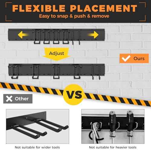 Garage Storage Organization System Ski Wall Rack Skis Mount Hanger Home Shed and Garage Snowboard Wall Rack System Holds Up to 350lbs