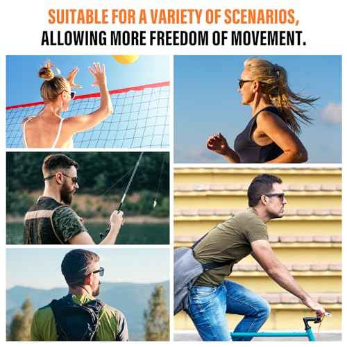 Glasses Holder Strap - 3Pcs Adjustable Sunglasses Straps Cords for Men Women - Eyeglasses Holders Around Neck - Eyewear String Lanyard Retainer - 14in Black