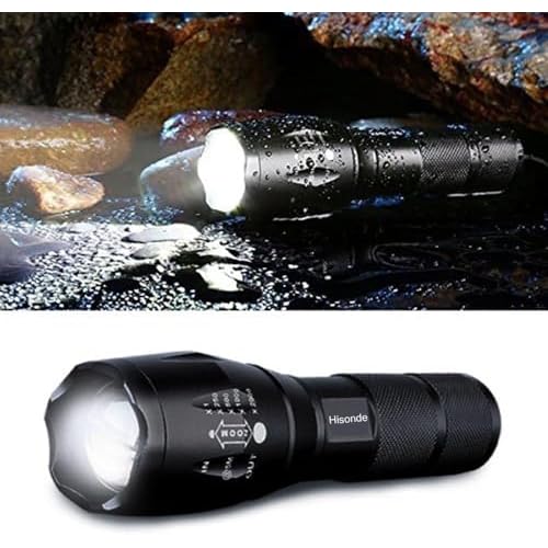 Military Grade 5 Mode High Lumens Tactical Led Waterproof Flashlight (4-Pack)
