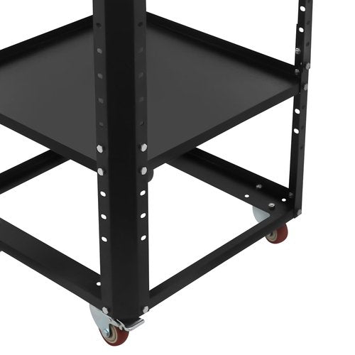 Rolling Planer Stand - 550 Lbs Load Capacity Tool Stand with Wheels, Height Adjustable Planer Table with 4 Stable Casters & Storage Space - For Most Planers, Saws, Bench-Top Machines, Power Tools