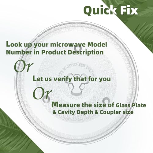 10.6" Microwave Glass Turntable Compatible with GE WB48X26755