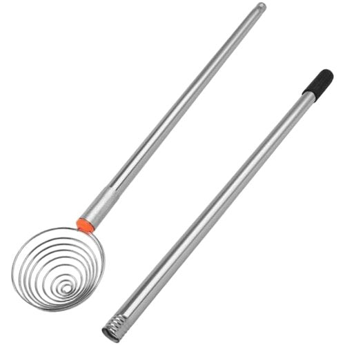 Stainless Steel Nut Collector Picker Upper with Long Handle, Detachable Grabber Tool for Collecting Walnuts, Pecans, Acorns & Small Fruits