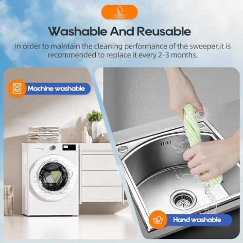 Mop Pads for Shark Matrix Plus AI Ultra AV2610WA RV2610WA – 6-Pack Reusable Microfiber Replacement