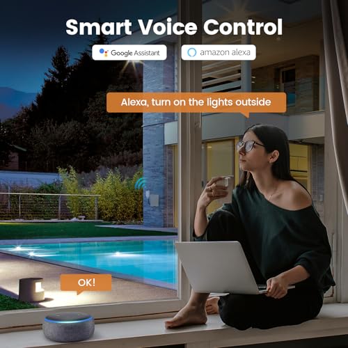 WiFi Outdoor Smart Timer Switch 15A for Electrical Boxes - Waterproof, App Control