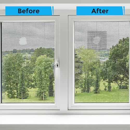 Black Window Screen Repair Tape, 2 in X 30 FT (360IN) Screen Repair Kit for Windows or Doors, Strong Adhesive Fiberglass Mesh Patch Tape