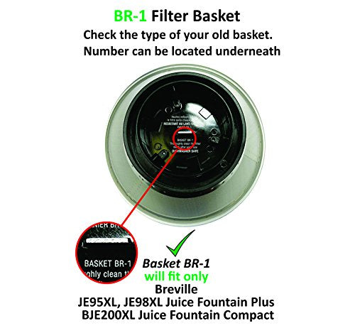 Breville BR-1 Mesh Filter Basket for JE95XL/JE98XL/BJE200XL Juicers