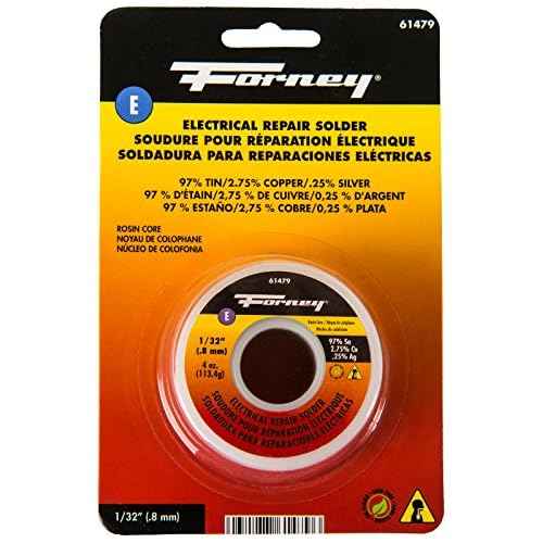 Forney 61479 Lead Free Rosin Solder, 1/32"