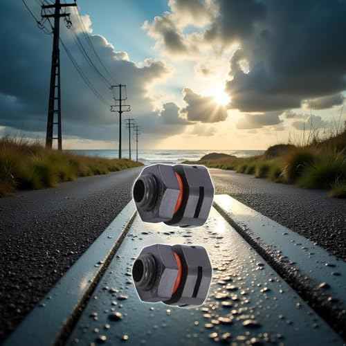 2Pcs Black Dustproof Waterproof IP68 Breather Screw Air Vent, M12x1.5 Pressure Reducing Valve, Lighting Breather Plug for Moisture and Pressure Control Venting Screw for Outdoor Electrical Enclosures