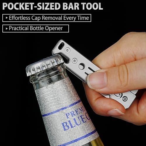 VALHALLA Mini EDC Pocket Knife, Small Titanium Folding Knife with Liner Lock, Lightweight EDC Tool for Outdoor, Camping & Daily Use, Gift for Women Men