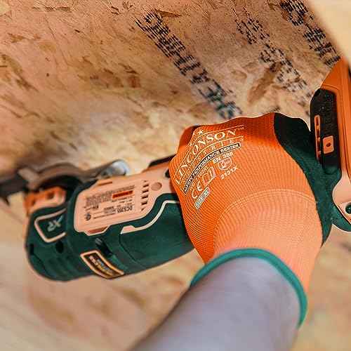 linconson 12 Pack Safety Performance Series Construction Mechanics Work Gloves