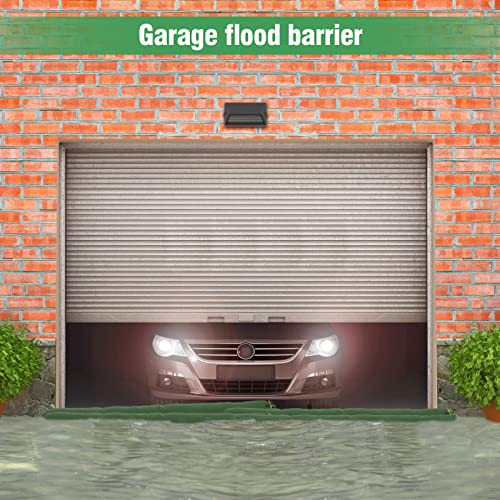 Biubee 4pcs 6ft Long Canvas Flood Sandbags with Elastic Bands – Reusable Heavy-Duty Water Barriers