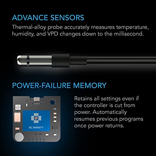AC Infinity Controller 69 PRO - Smart Environmental Controller for Grow Tents, Fans & Lights