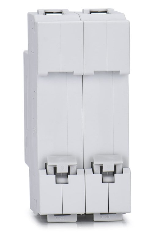 Chtaixi AC Miniature Circuit Breaker, 32 Amp 120V/240V 2 Pole DIN Rail Mount Circuit Breaker, Thermal Magnetic Trip, Solar AC Disconnect Switch MCB C32