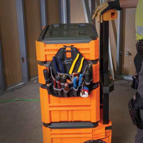 Klein Tools MODbox Tool Pouch, Electrician Bag, Quickly Attach and Release from Tool Belts and MODBox Rail System