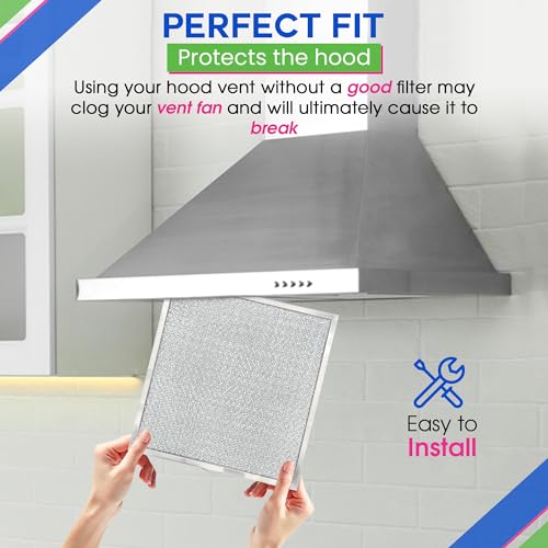 Bagean 11.6 x 11.2 inch BPQTAF Stove Vent Filter for Nutone/Broan Range Hood – Fits S99010316
