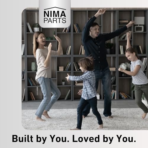 NIMA PARTS 20 pcs 5mm Shelf Support Pegs for Cabinets, Bookcases, & Wardrobes
