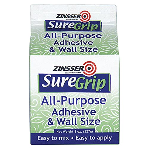 6-Pack of 8 oz Zinsser 62008 SureGrip All Purpose Adhesive And Wall Size
