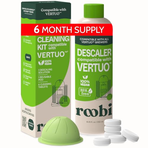 Nespresso Vertuo Descaling & Cleaning Kit by Roobi – Eco-Friendly
