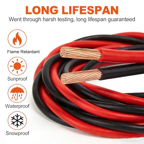 25FT 16 Gauge Red & Black CCA Speaker Wire - 2 Conductor, Flexible, Premium PVC
