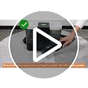 LABIGO Deep Black & White Carpet Cleaner Machine - Portable Rug & Upholstery Extractor