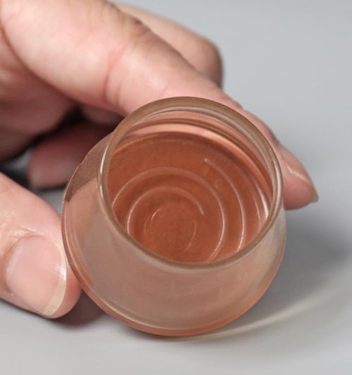 12 PCS Furniture Cups Chair Leg Floor Square Protectors Furniture Cups for Hardwood Floors Reduce Noise Not Easy to Fall