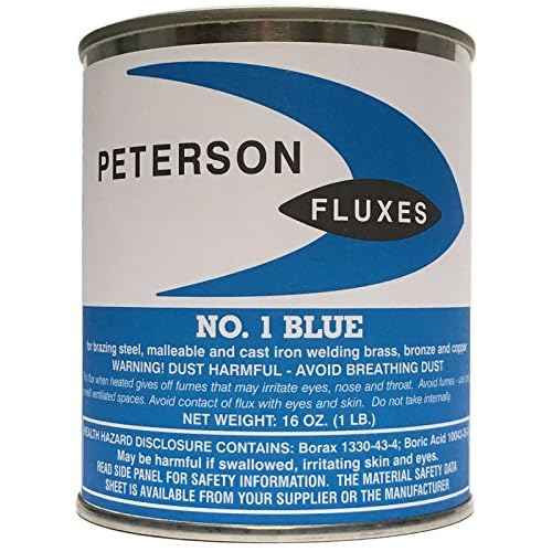 Peterson #1 Blue Flux, Coarse Powder, 1 lb Can
