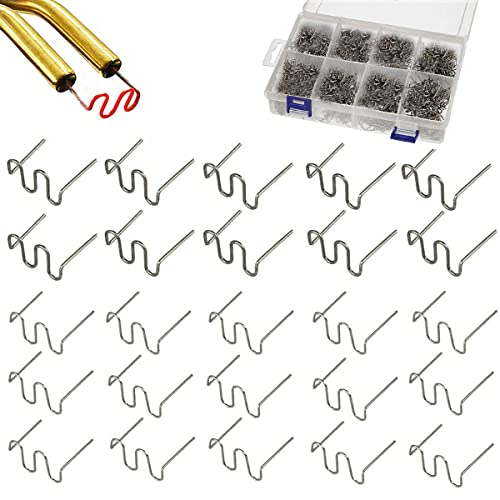 Sawvolker 1000PCS Plastic Welding Staples for Car Bumper & Plastic Repair, 0.6mm & 0.8mm, Hot Stapler Staples - Variation of THIS listing