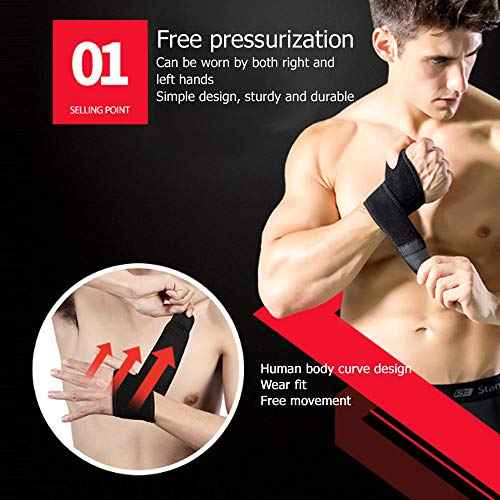 Wrist Brace for Ganglion Cyst, Arthritis, Carpal Tunnel, Breathable Sport/Fitness Wrist Support, for Left and Right Hand Man and Woman(Black)