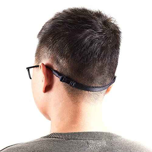 lvvfit Adjustable Glasses Strap, No Tail Adjustable Eyewear Retainer Glasses Straps, Sunglasses Straps for Men,Women,kids (4pcs Pink)