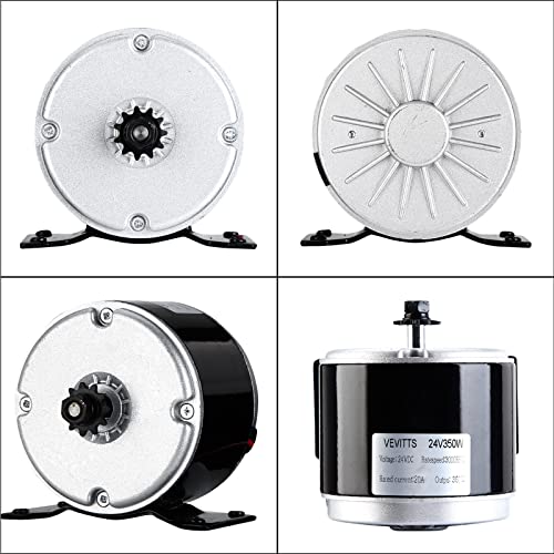 Vevitts 24V 350W Electric Motor for E-Scooter and Bike Replacements