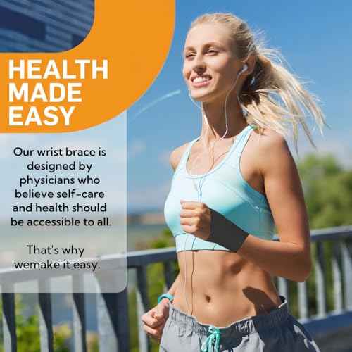 Wrist Brace,Carpal Tunnel Wrist Brace Wrist Wraps Wrist Support Tendonitis Sprains(M-grey11)