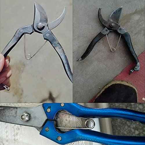 4 pcs shears Stainless Steel Small Torsion Spring V-Shape Compression Spring for Tools Maintenance,Pruners, Trimming Scissors