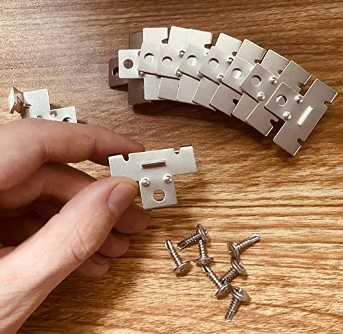 20 Pack Recessed Light Clips for Retrofit Canisters & Downlights – Torsion Spring Mounts