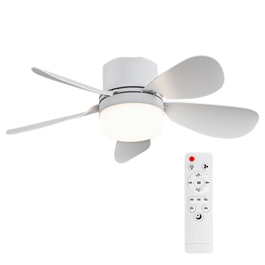 ASALL Socket Fan Light with Remote Control, Portable Small Ceiling Fan with Lights for Bedroom, Kitchen, Living Room, with Dimming Function, 1000 Lumens, Screws into E26/E27, 16.54 Inches Diameter