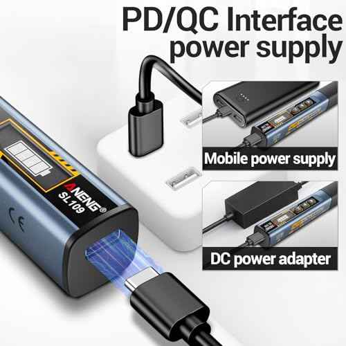 Soldering Iron Kit, Portable Soldering Iron 2in1 Usb soldering gun with LED Digital Adjustable Temperature 212-842¢µ 75W 3S Fast Heating Auto-Sleep Mode for Electronics Repair DIY (SL109)