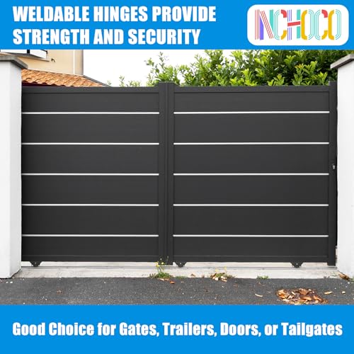 Inchoco Heavy Duty Weld On Butterfly Hinges 4.4 x 4 inches - Variation 4, 4 pcs